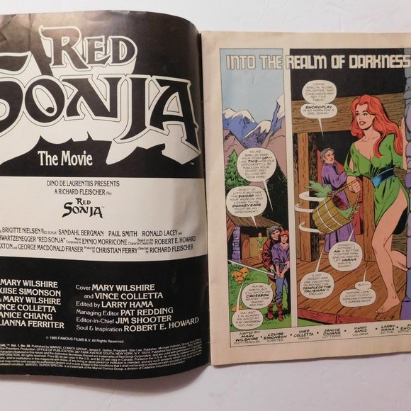 Marvel Super Special Red Sonja Adaptation 1985 Comic Book - Picture 3 of 5